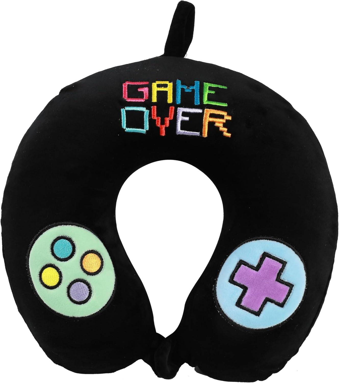 I-TOTAL® Reisekissen Nackenkissen weich für Nackenstützen Motiv Let's Play