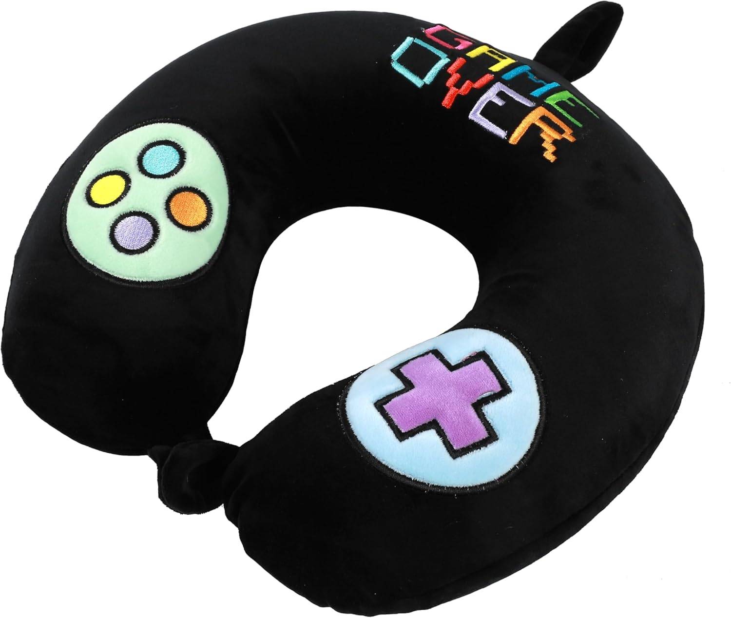 I-TOTAL® Reisekissen Nackenkissen weich für Nackenstützen Motiv Let's Play