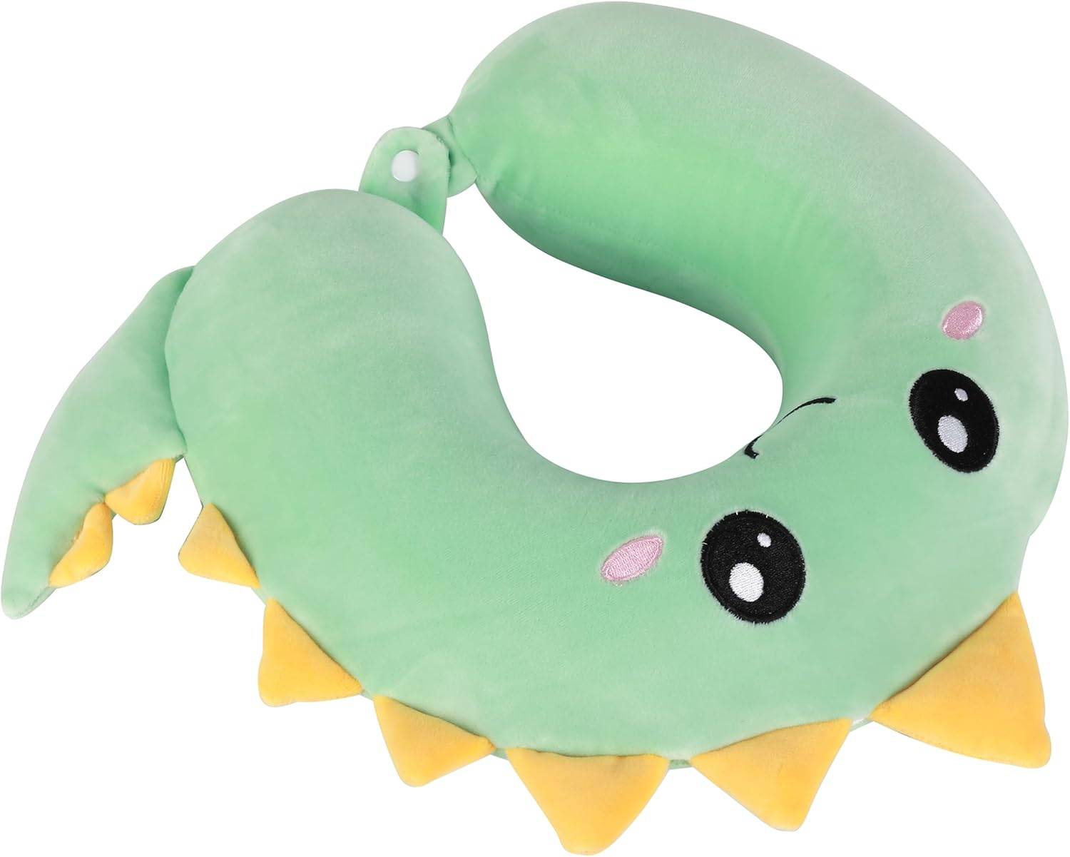 I-TOTAL® Reisekissen Nackenkissen weich für Nackenstützen Motiv Dino