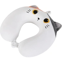 I-TOTAL® Reisekissen Nackenkissen weich für Nackenstützen Motiv orange Katze I-TOTAL® Reisekissen Nackenkissen weich für Nackenstützen Motiv orange Katze