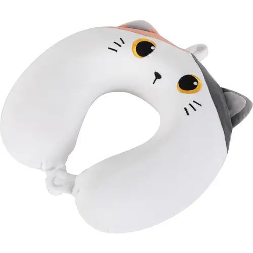 I-TOTAL® Reisekissen Nackenkissen weich für Nackenstützen Motiv orange Katze I-TOTAL® Reisekissen Nackenkissen weich für Nackenstützen Motiv orange Katze