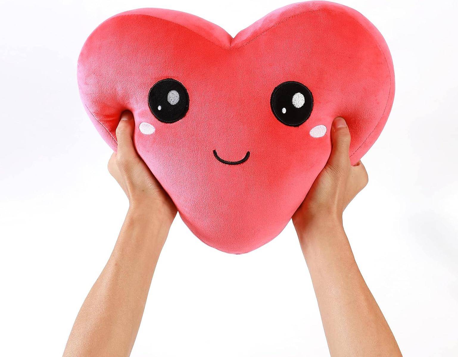 I-TOTAL® Dekoratives Kissen für Bett Sofa Bequem und kuschelig Herz