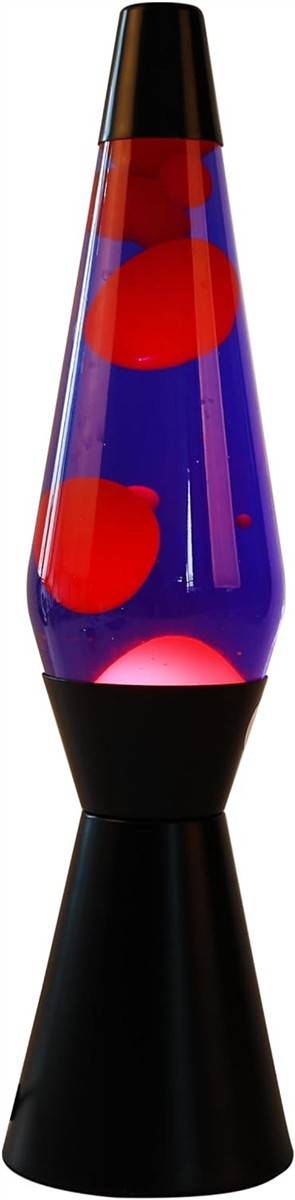 I-TOTAL® Lavalampe Magie Lavaspektakel: Dekolampe Farbe lila/rosa 2