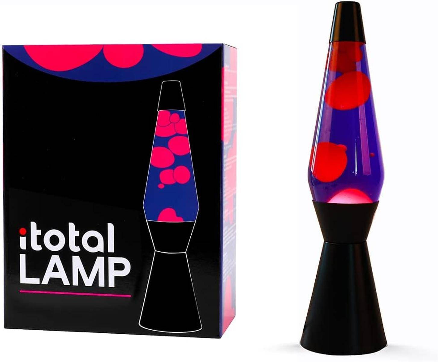 I-TOTAL® Lavalampe Magie Lavaspektakel: Dekolampe Farbe lila/rosa 2