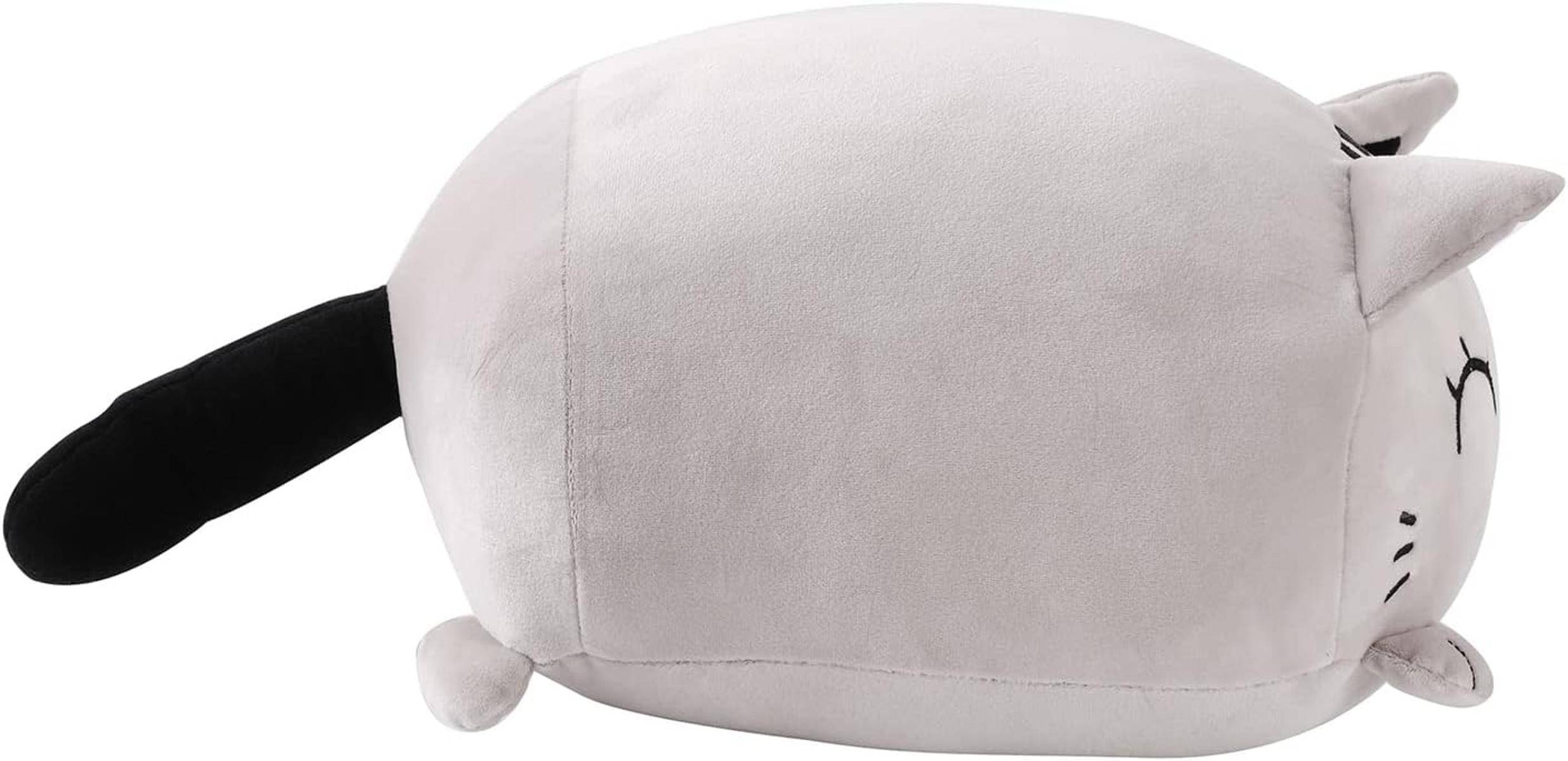 I-TOTAL® Dekoratives Kissen für Bett Sofa Bequem und kuschelig graue Katze