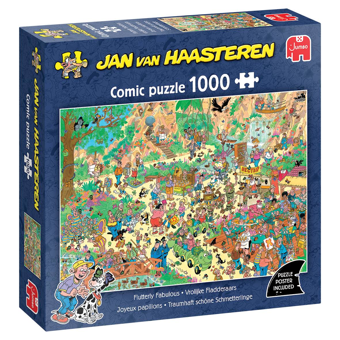 Jan van Haasteren, Traumhaft schöne Schmetterlinge, 1000 Teile Puzzle