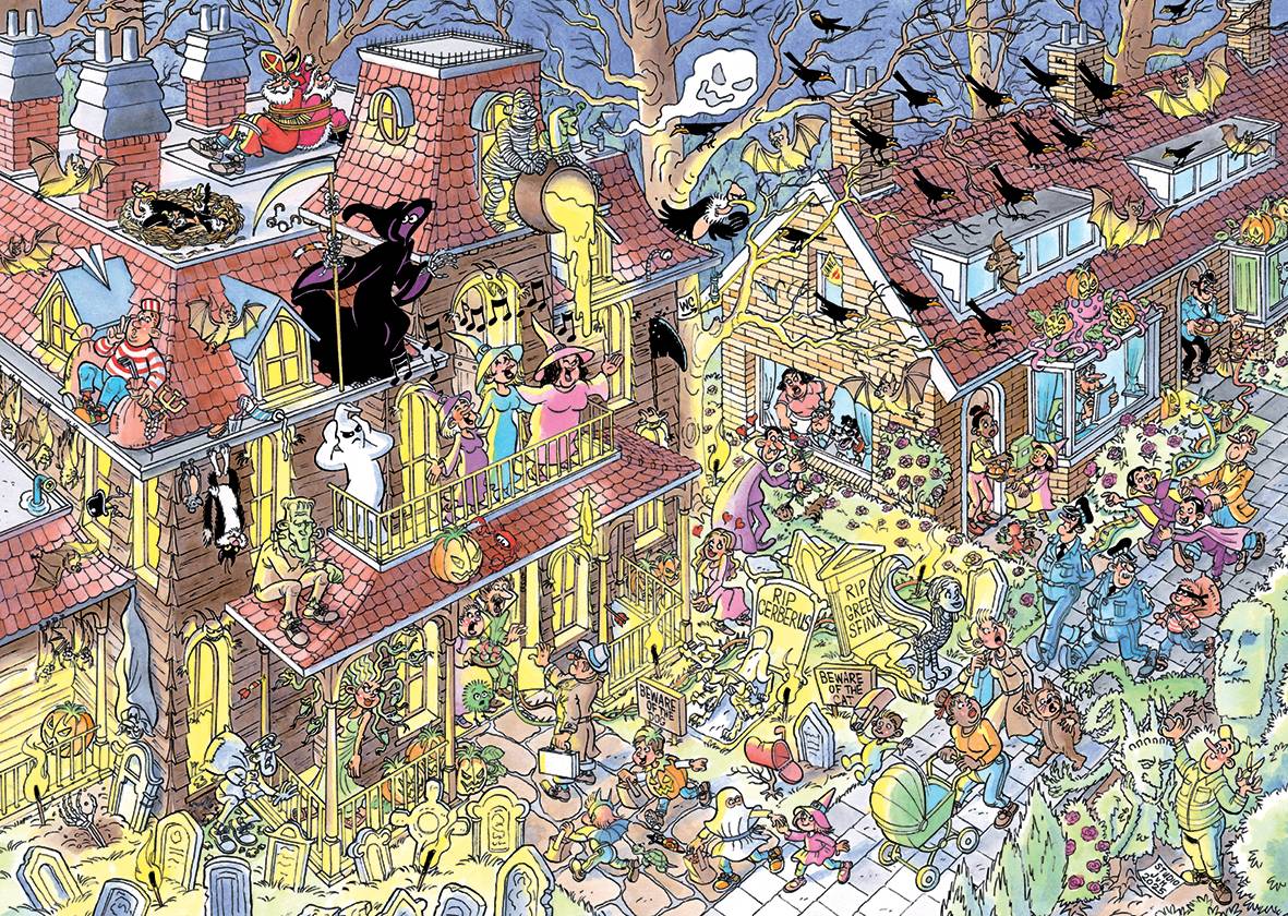 Jan van Haasteren, Süßes oder Saures, 500 Teile Puzzle