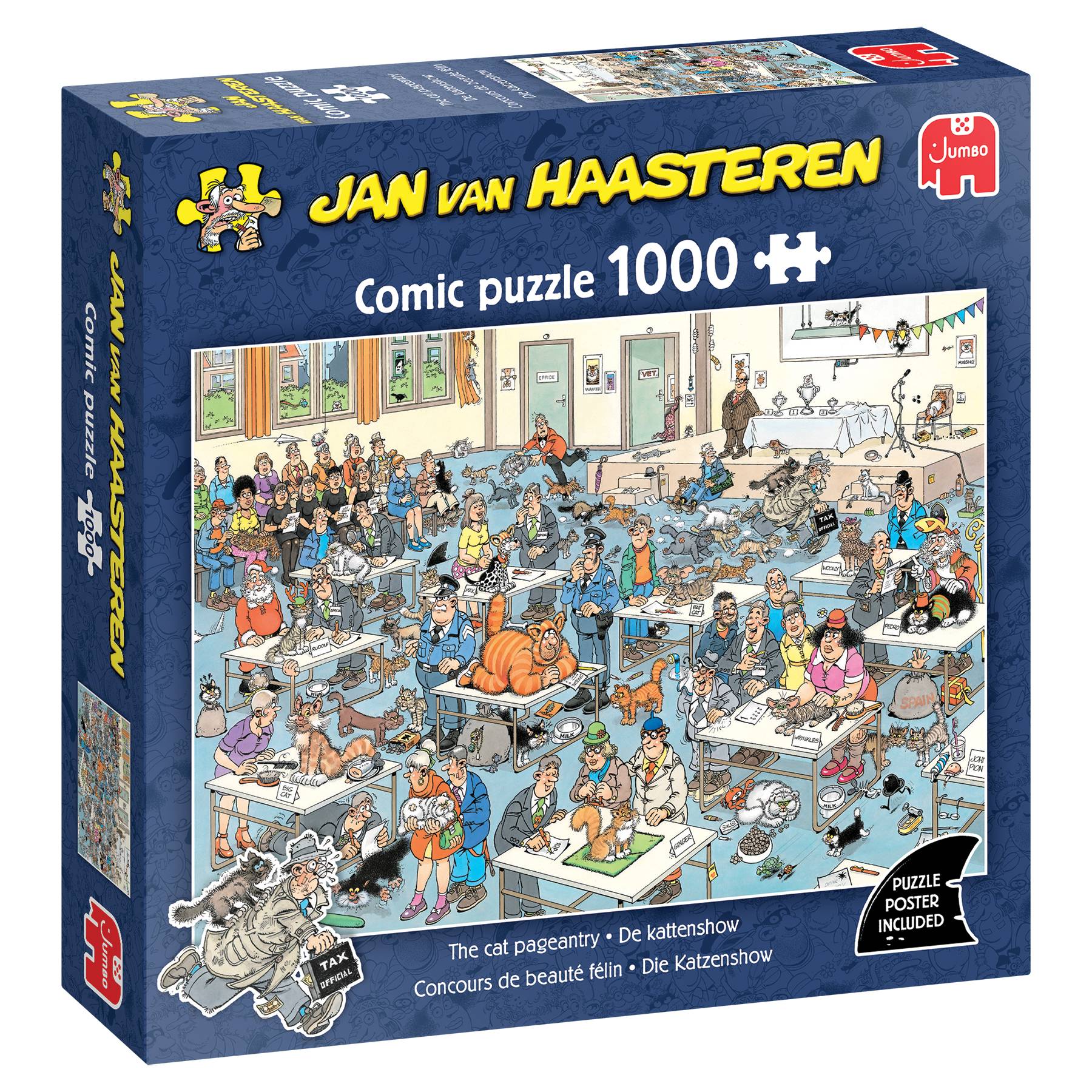 Jan van Haasteren, Die Katzenshow, 1000 Teile Puzzle