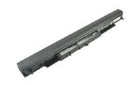Schwarzes Laptop-Akku-Pack in isolierter Darstellung auf weißem Hintergrund.