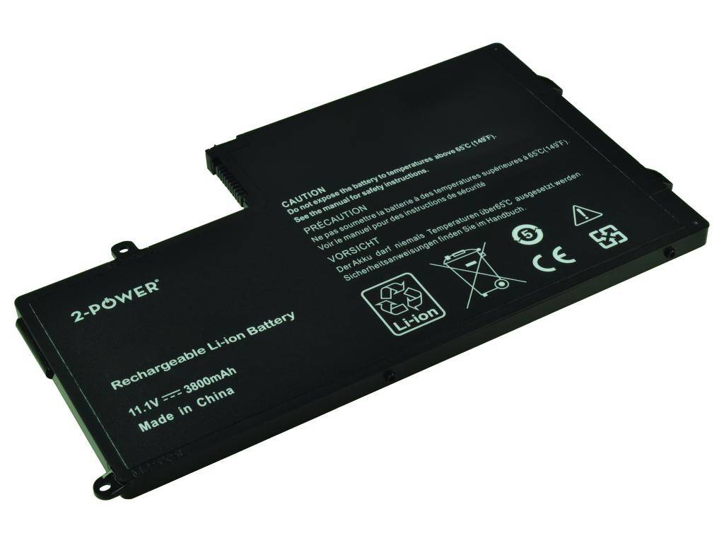 Schwarze aufladbare 11,1V 3800mAh Li-Ionen-Batterie mit der Bezeichnung „2-POWER