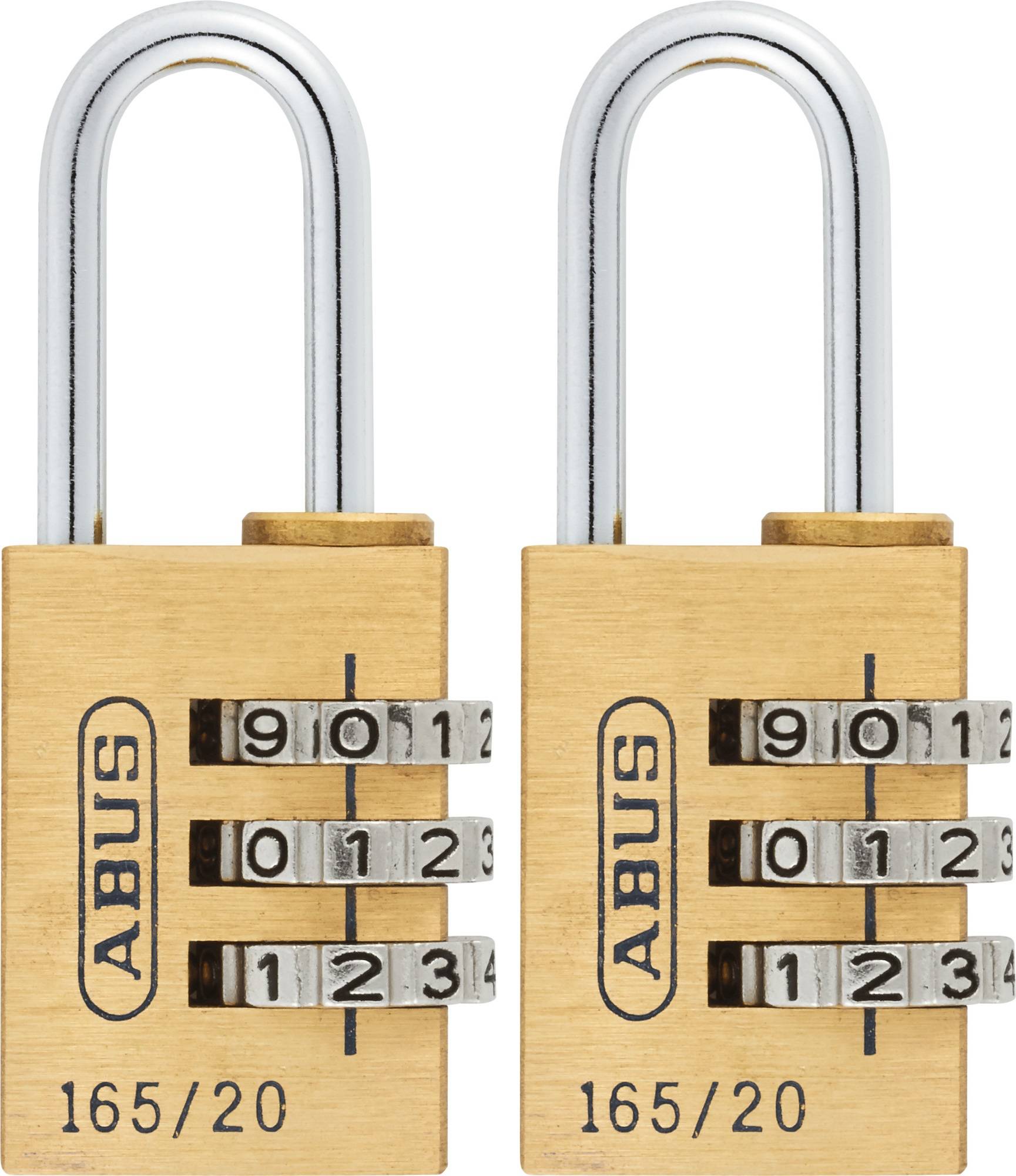 ABUS Vorhängeschloss 165/20 2er Set