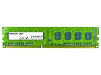 Grünes Computer-RAM-Modul mit weißem Etikett mit der Aufschrift „4GB DDR4 3200
