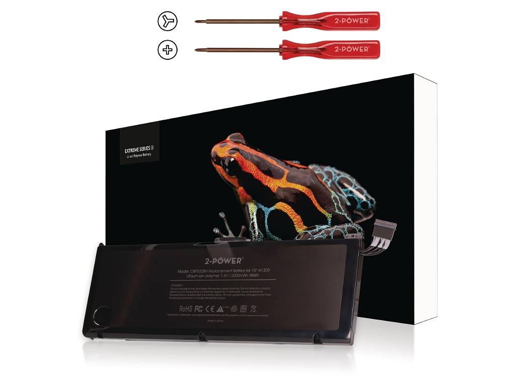 2-power Main Battery Pack 98Wh - Batterie - 13.200 mAh