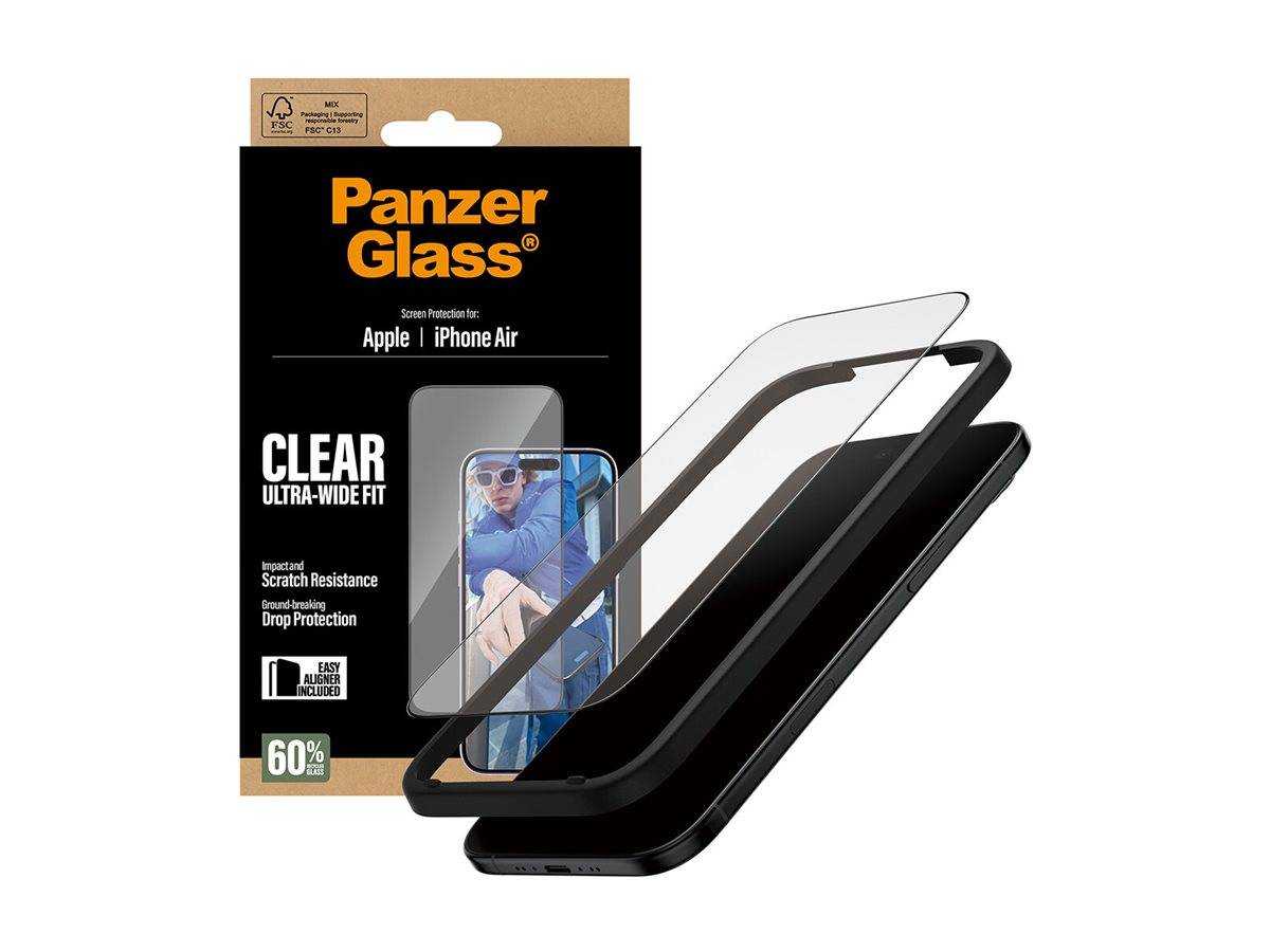 Schutzglass Ultra-Wide Fit EasyAligner Tempered Glass für iPhone Air