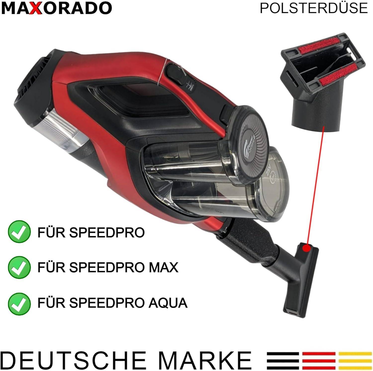 Staubsauger Düsen Set passend für Philips Speedpro Max Aqua Ersatzteil Zubehör Ersatzteile Staubsaugerbürste Saugpinsel Fugendüse Polsterbürste