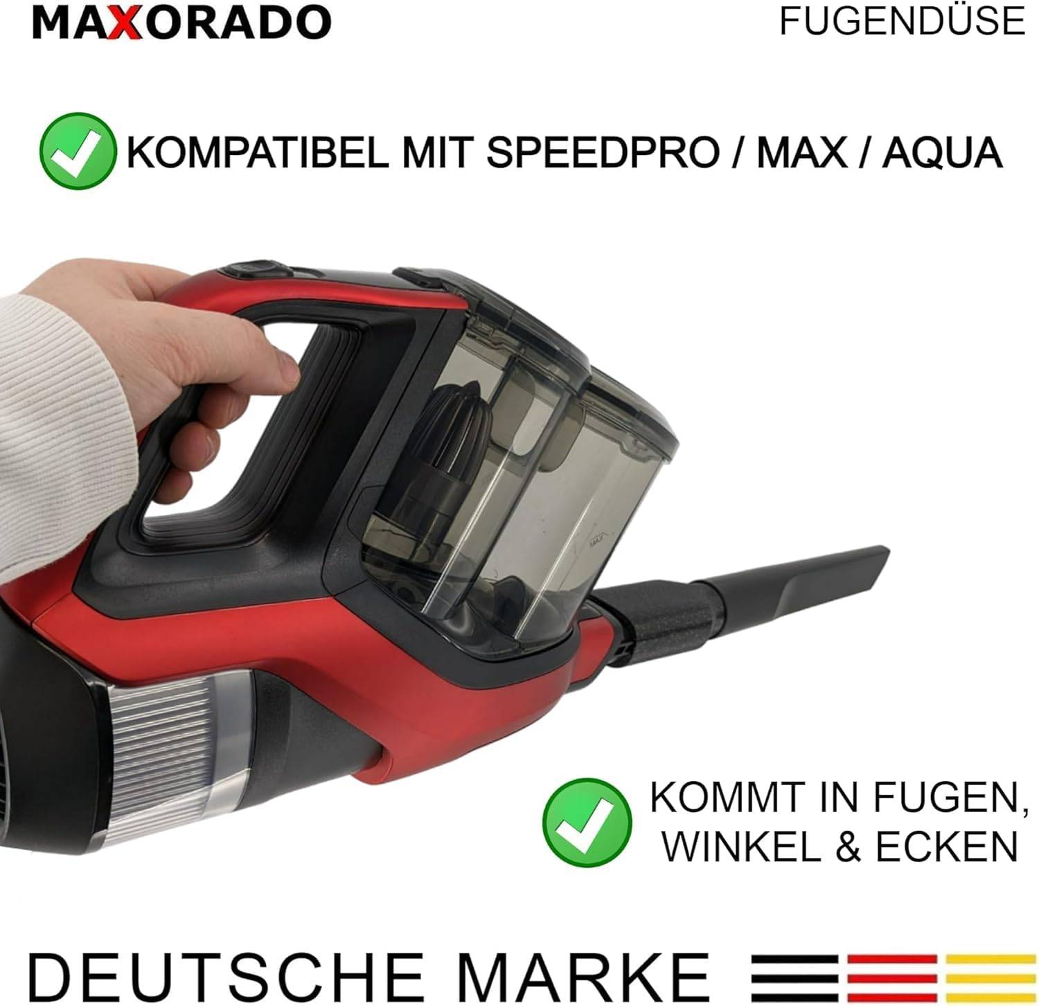 Staubsauger Düsen Set passend für Philips Speedpro Max Aqua Ersatzteil Zubehör Ersatzteile Staubsaugerbürste Saugpinsel Fugendüse Polsterbürste