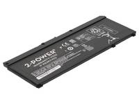 Schwarze rechteckige wiederaufladbare Batteriepck mit der Bezeichnung „2-POWER