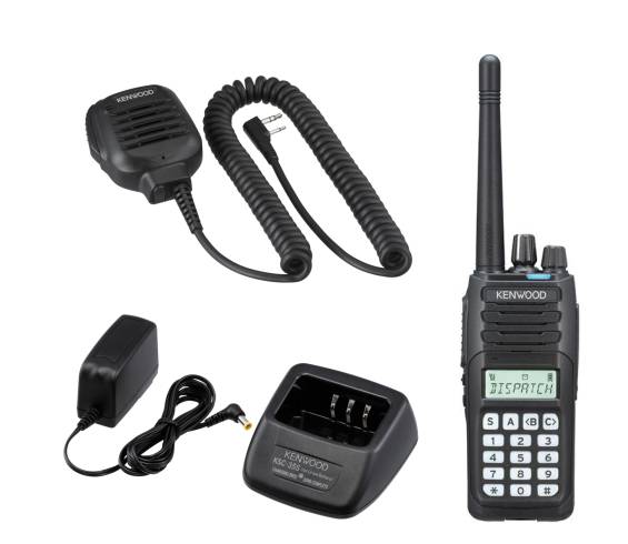 Set Kenwood NX-1x00DE mit Volltastatur und robustem Lautsprecher-Mikrofon