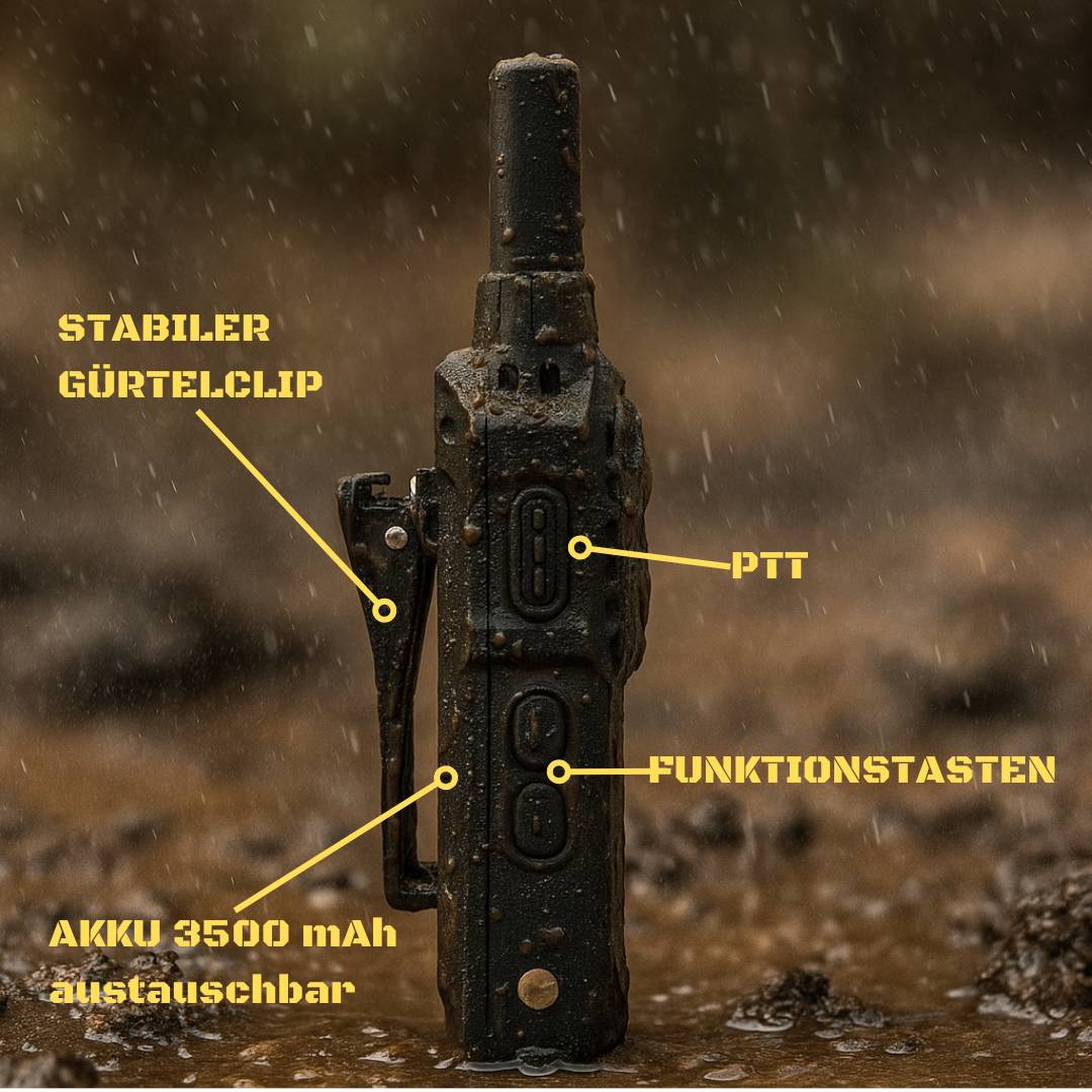 Tramigo MCPTT-1-XC – Handfunkgerät mit eSIM, GPS & IP68-Schutz