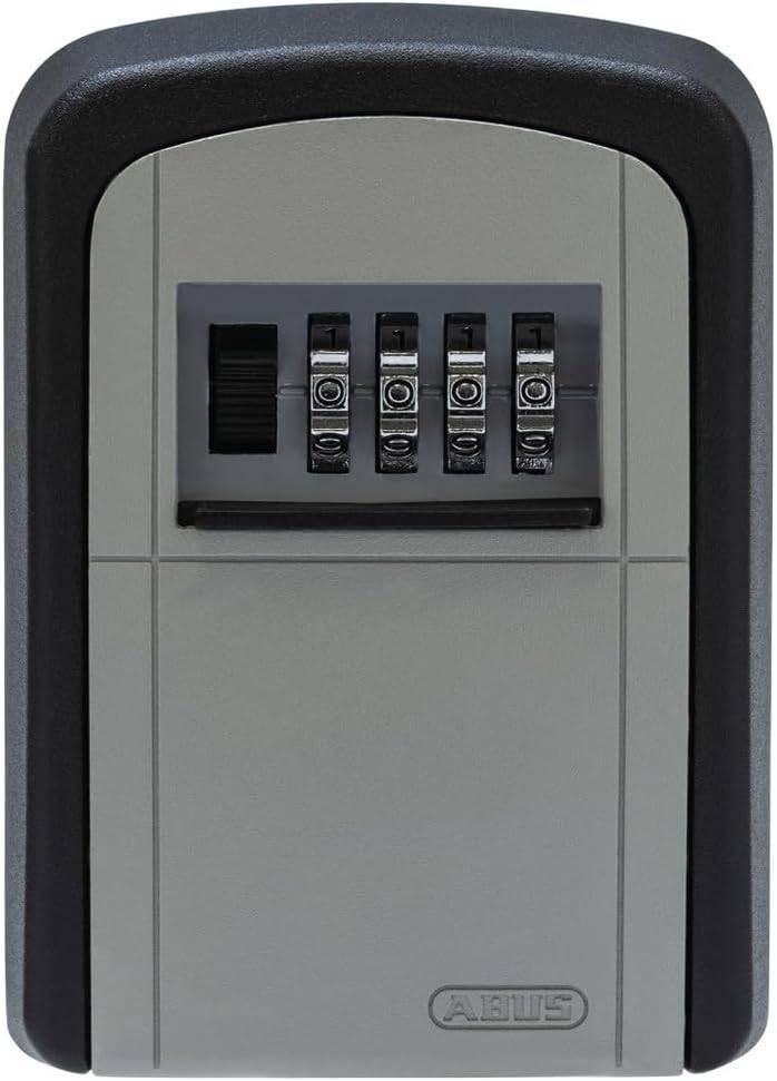ABUS KeyGarage™ 707 - Schlüsselbox zur Wandmontage - für bis zu 7 Schlüssel oder kleine Wertgegenstände - Schwarz-Silber, 2er Set