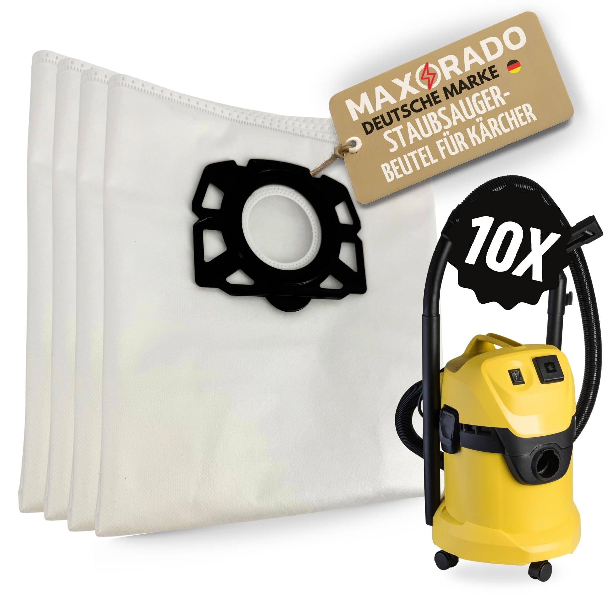 10 x Staubsaugerbeutel für Kärcher MV4 MV5 MV6 WD4 WD5 WD6 2.863-006.0