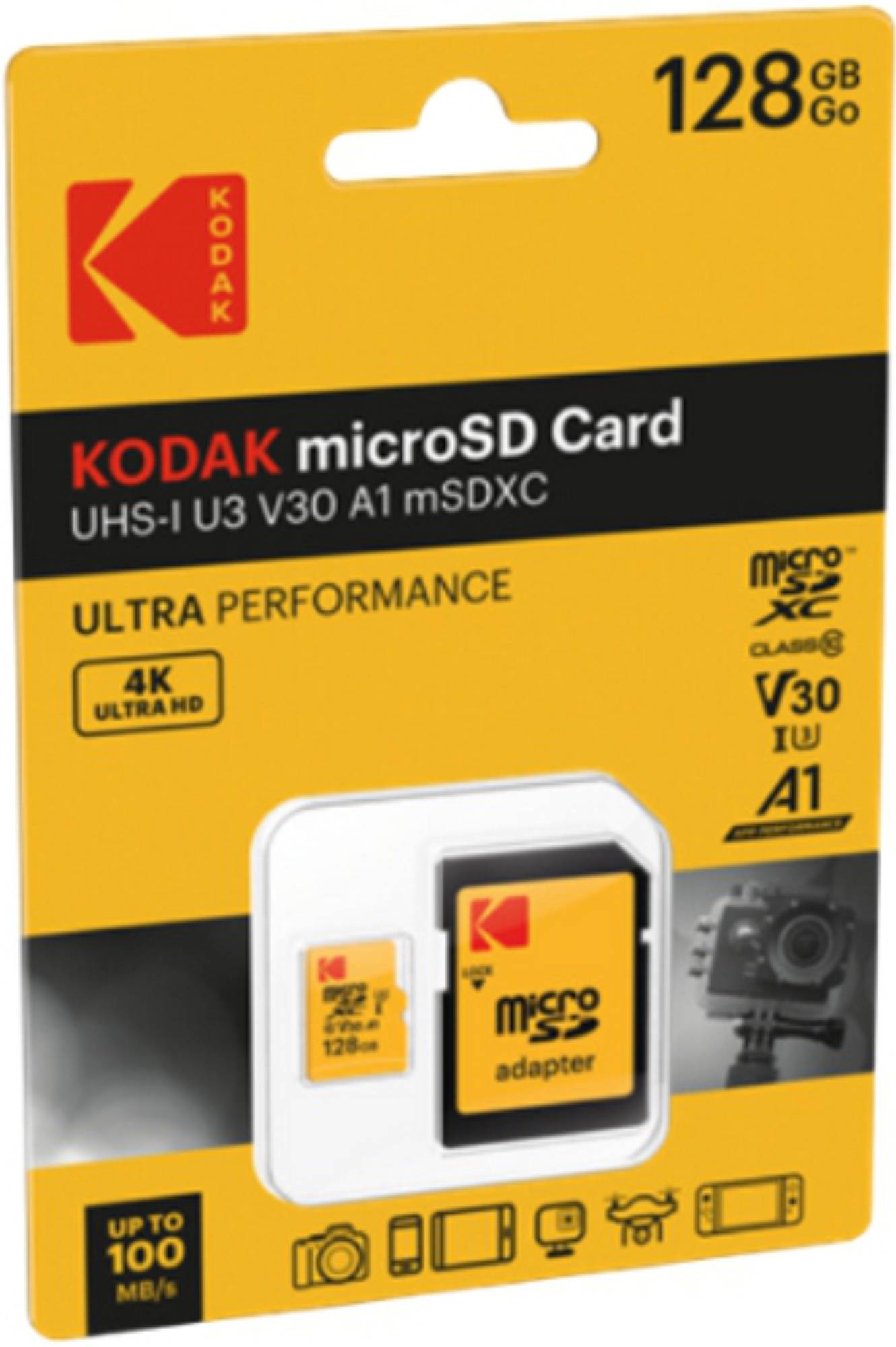 Kodak microSD Speicherkarte 128 GB (4K)
