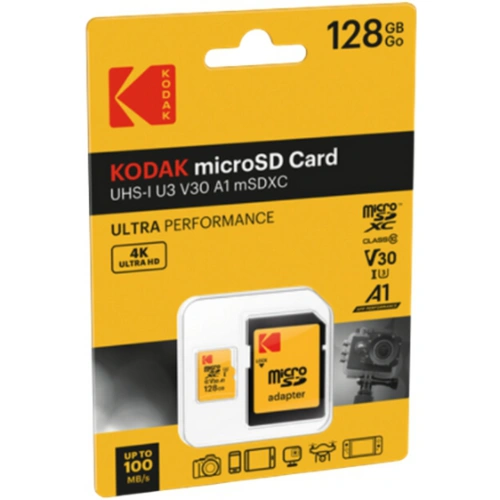 Kodak microSD Speicherkarte 128 GB (4K) Kodak microSD Speicherkarte 128 GB (4K)
