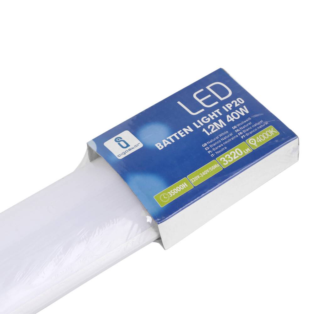 LED Universum LED Lichtleiste Unterbauleuchte 120cm 40W 4000K 3220lm L1200xB74,5xH23mm
