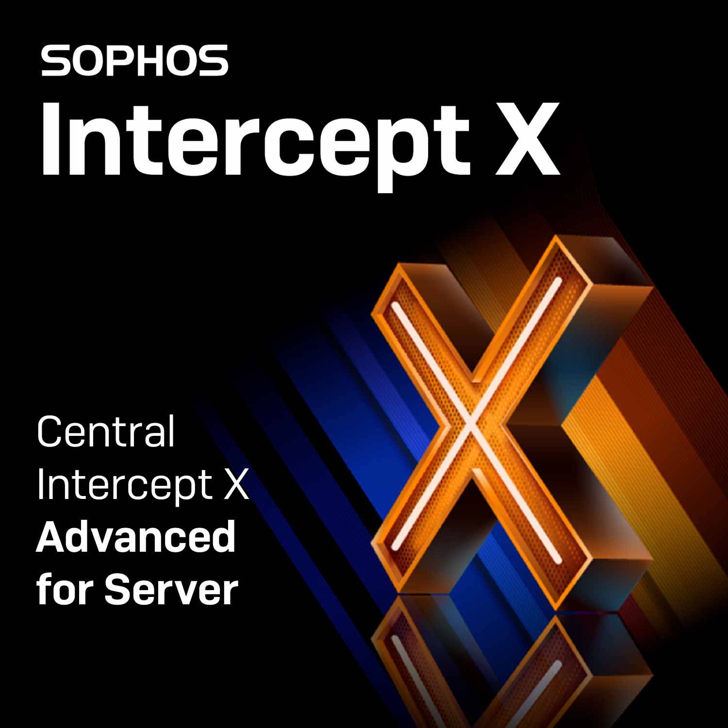 Sophos Central Intercept X Advanced for Server - 1-9 servers - 36 Months