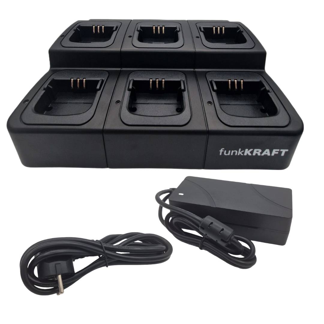 funkKRAFT MultiCharge 6X Pro - Mehrfachlader für Motorola R2