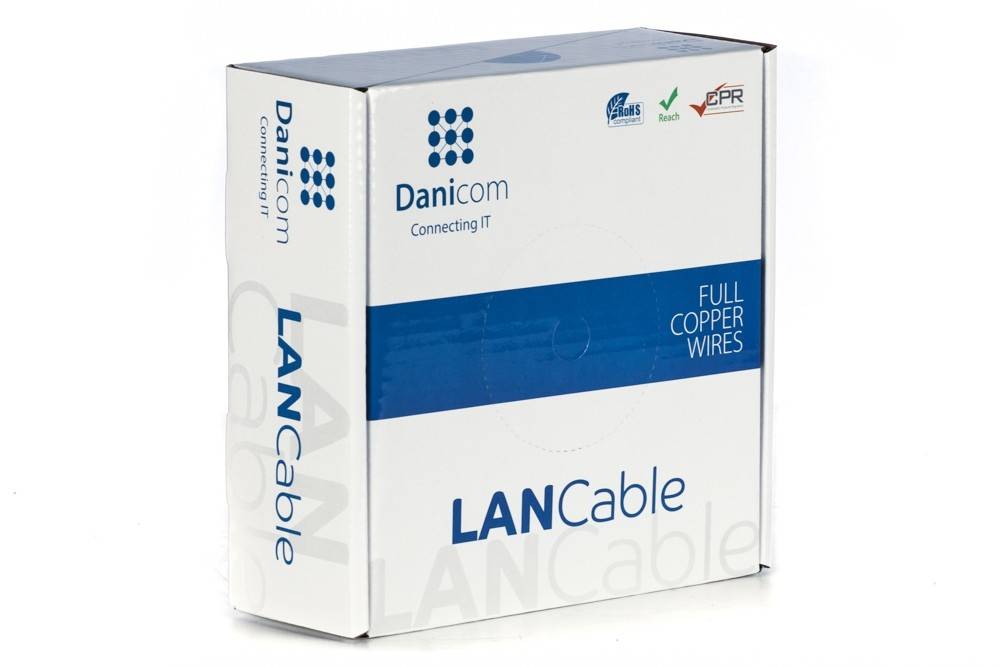 Danicom - DANICOM CAT6A U/UTP 50m Flexibel - PVC (Fca)