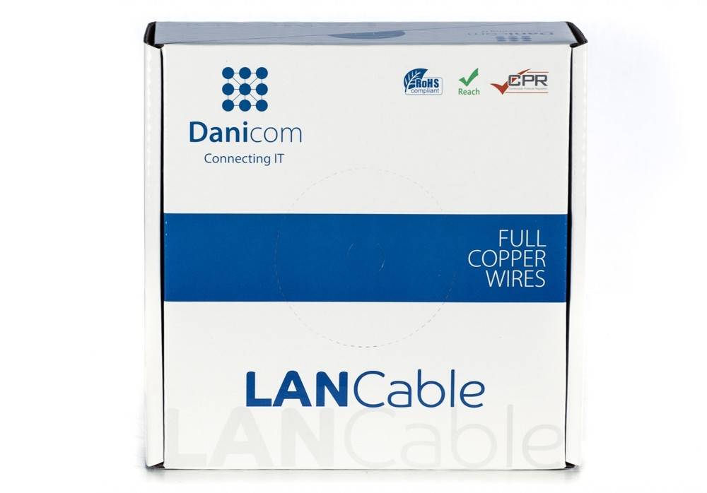 Danicom - DANICOM CAT6A U/UTP 50m Flexibel - PVC (Fca)