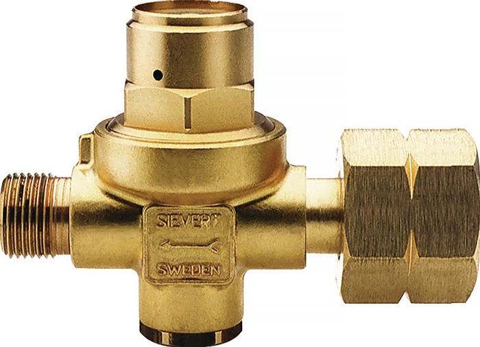 Sievert AB Propankleindruckregler o.Manometer 2bar 6 kg/h G 3/8" LH SIEVERT 309122"
