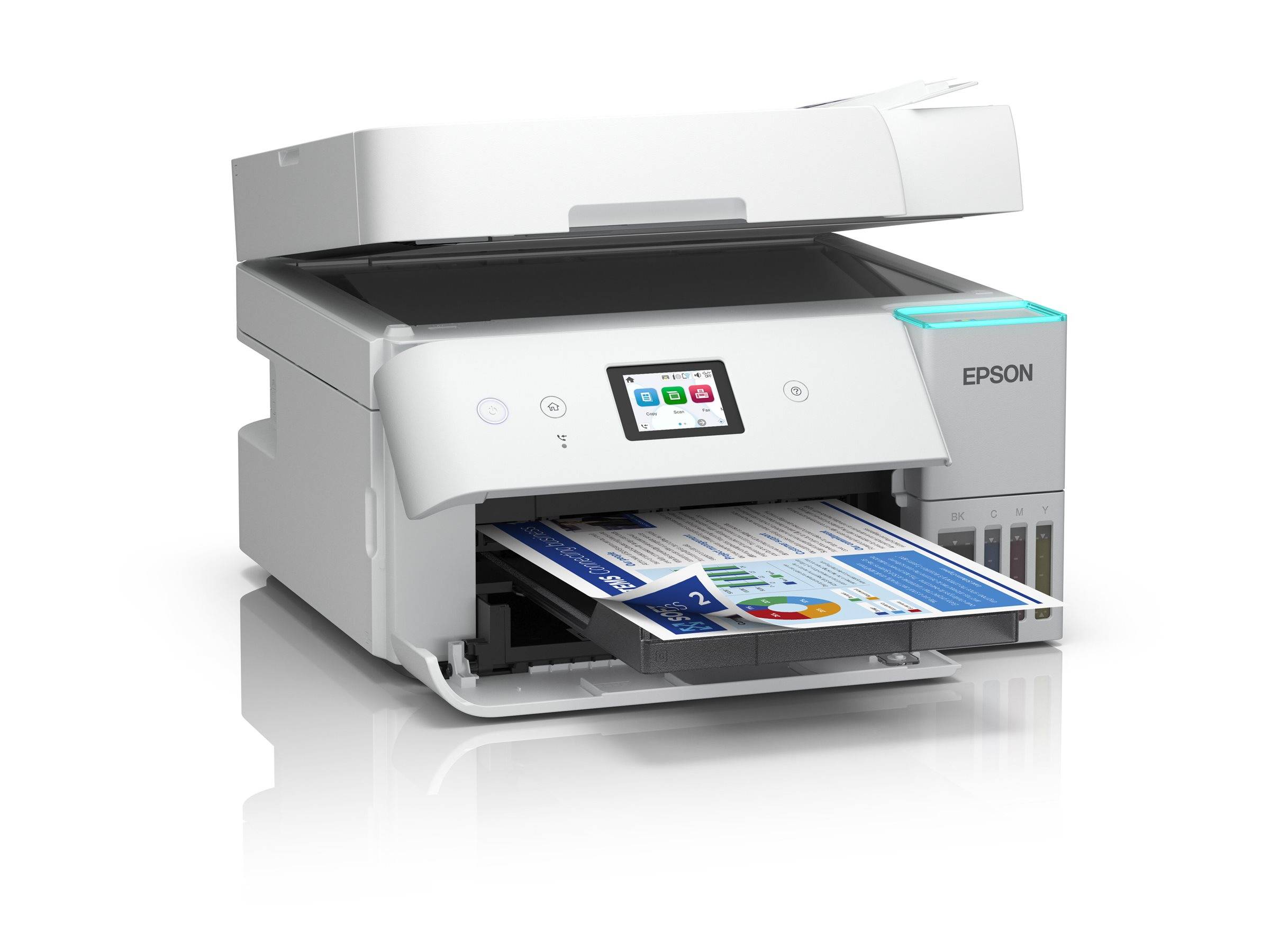 EPSON EcoTank ET-4956 4 in 1 Tintenstrahl-Multifunktionsdrucker weiß