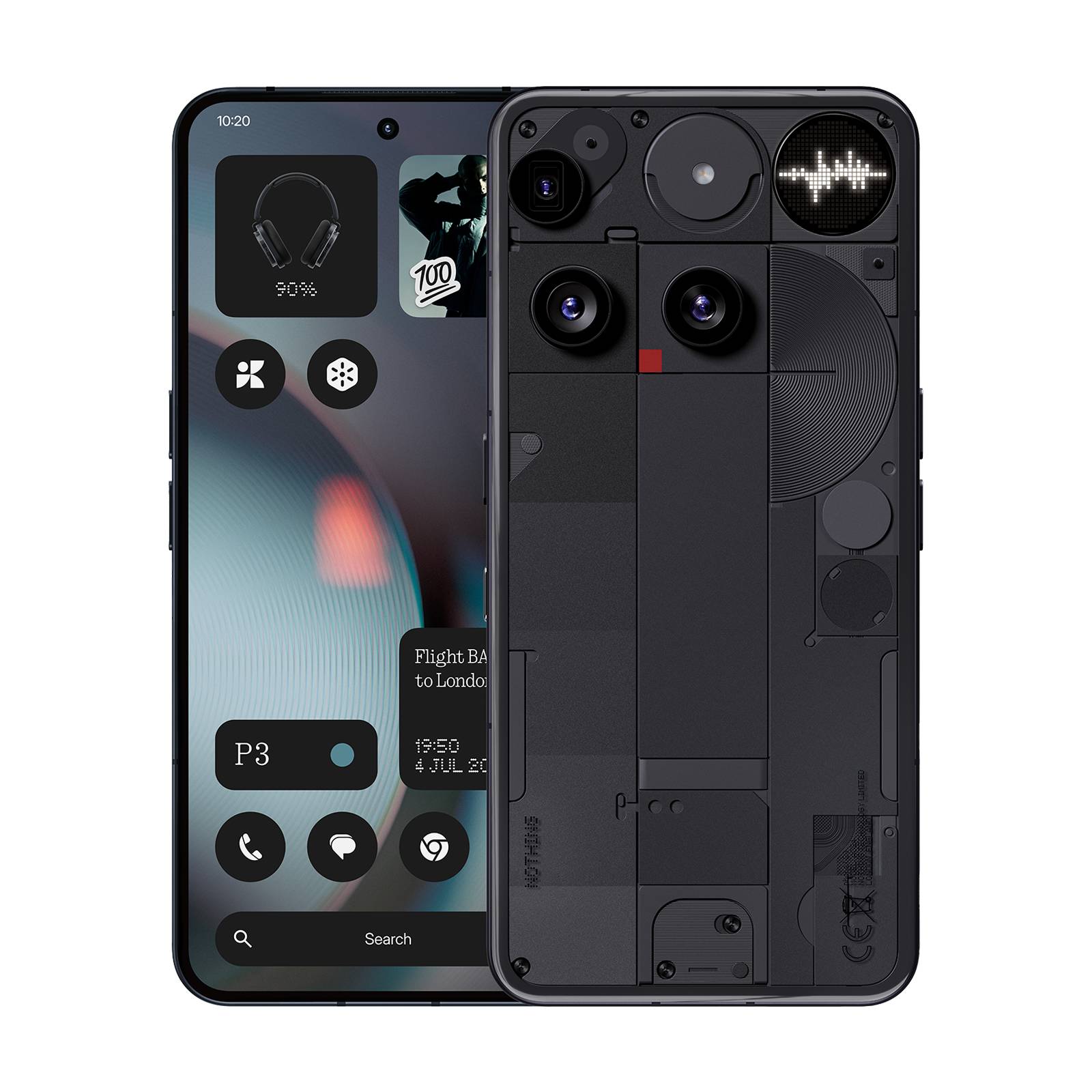 NOTHING Phone (3) Smartphone 5G NFC IP54 Bluetooth 5.4 Dual SIM