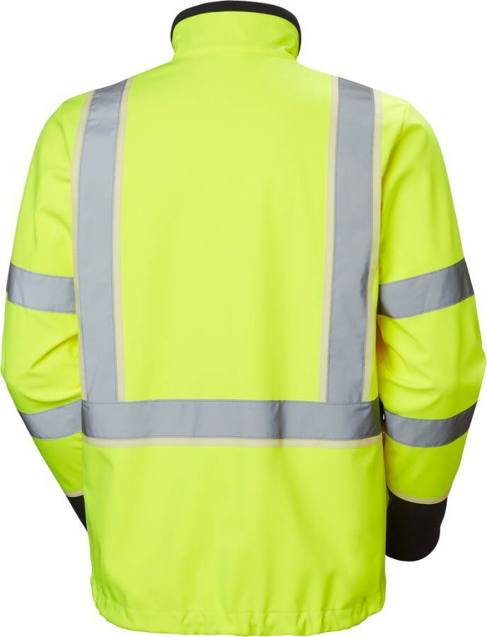 Warnschutz-Softshelljacke UC-ME Klasse 2/3 74055_369-L Größe L Farbe warngelb / anthrazit