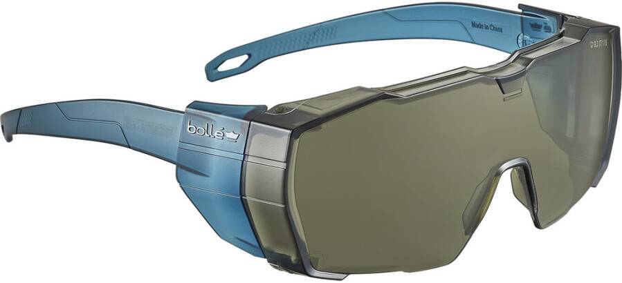 Überbrille SWIFT OTG SWIOTN20E Rahmen blau/schwarz Scheibe grau Scheibenkennzeichnung GL3 CT 1 CE Beschichtung PLATINUM