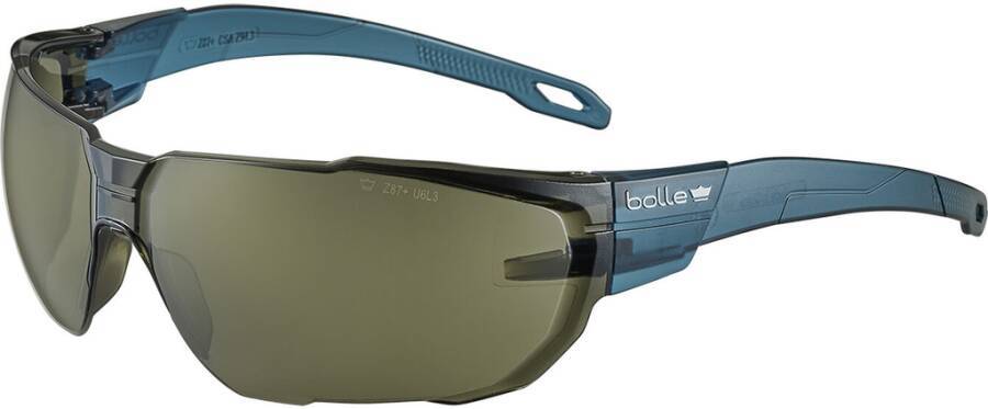 Schutzbrille SWIFT SWIFTN20E Rahmen klar Scheibe grau Scheibenkennzeichnung GL3 CT 1 CE Beschichtung PLATINUM LITE Verwe