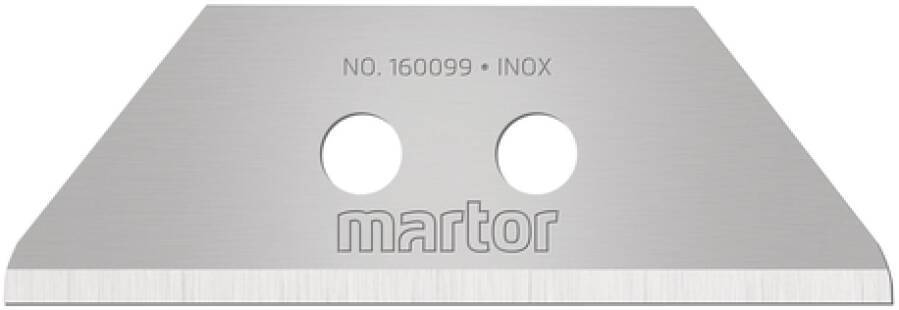 Ersatzklingen MARTOR 160099.70 Typ / Nr. Trapezklinge Nr. 160099, rostfreier Stahl Eigenschaften eine Schneide mit zwe