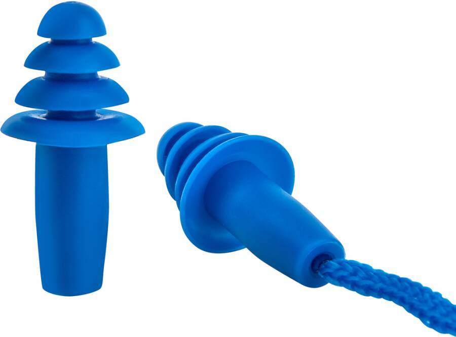 Gehörschutzstöpsel TPE mit Kordel EP002CB Größe uni Inhalt 1 Paar Stöpsel mit Kordel, im Polybeutel verpackt