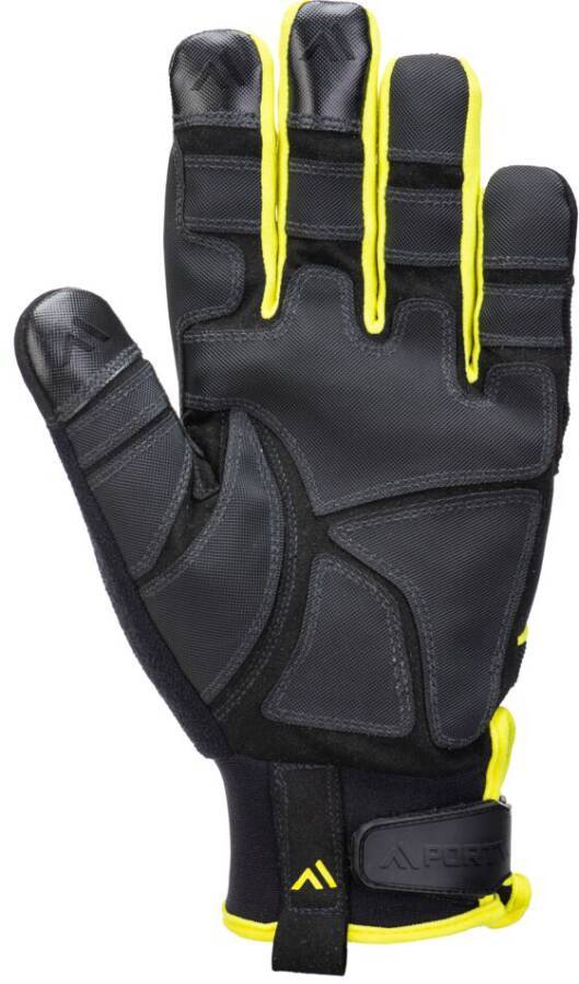 Nadelsicherer Handschuh A792BKYXXL Größe XXL Farbe schwarz/gelb Trägermaterial Nylon Gauge - Mat.-Stärke - mm Beschichtu