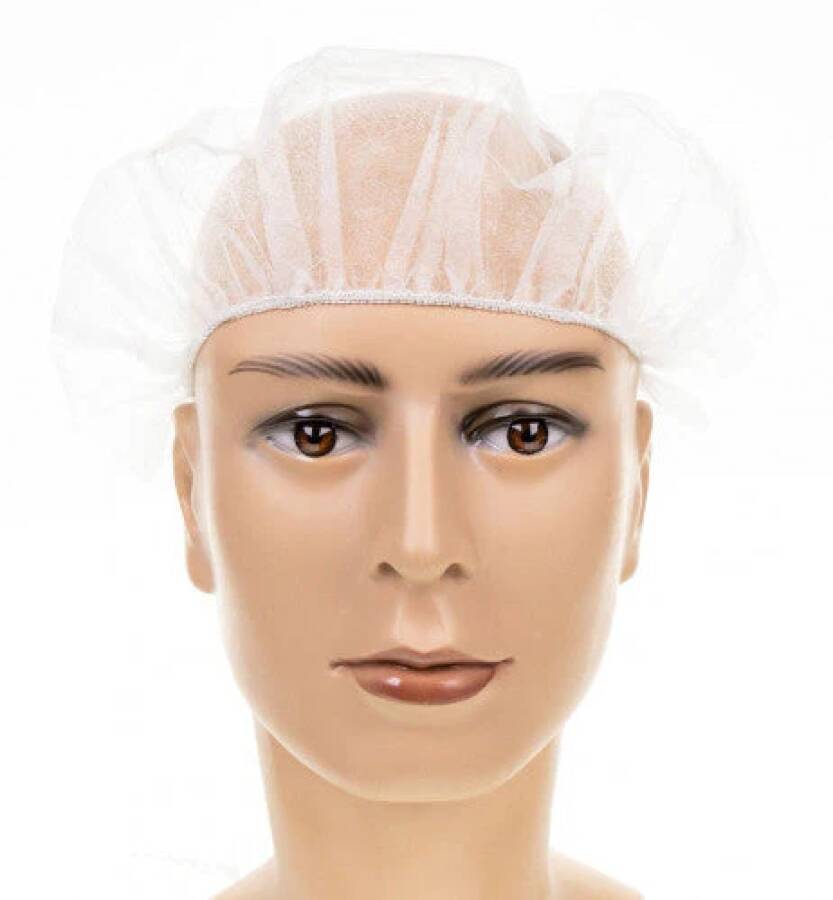 Vlies-Kopfhaube PP 7342504 Größe Unigröße Farbe weiß