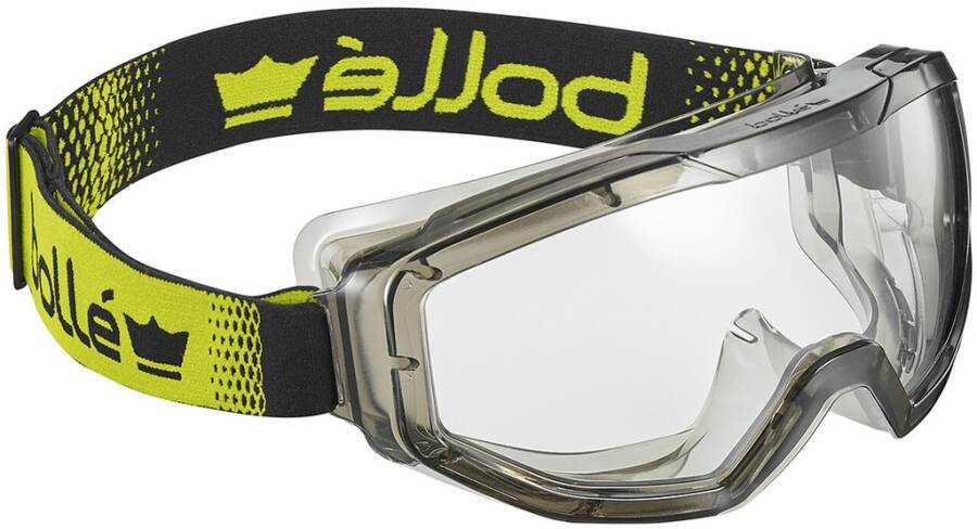 Vollsichtschutzbrille Globe GLOBEN10W Rahmen schwarz / kristall Scheibe klar Scheibenkennzeichnung 2C-1.2 1 9 BT CE Besc