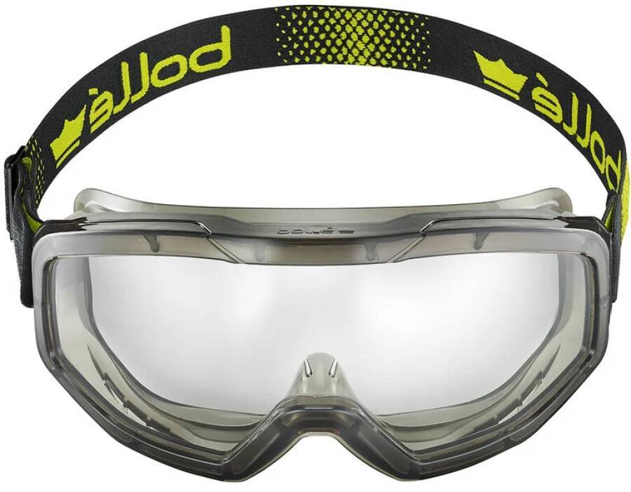 Vollsichtschutzbrille Globe GLOBEN10W Rahmen schwarz / kristall Scheibe klar Scheibenkennzeichnung 2C-1.2 1 9 BT CE Besc