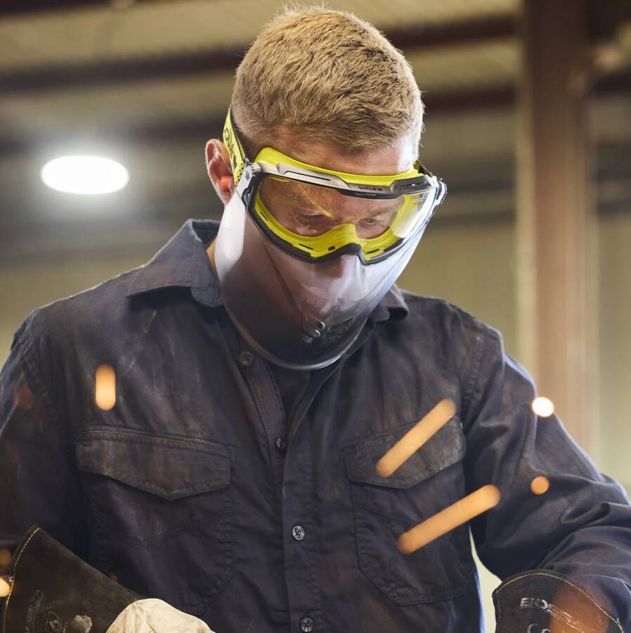 Visier zu Universal Goggle UNIVGN00W Rahmen alle Modelle der Serie Universal Goggle Scheibe schwarz / kristall