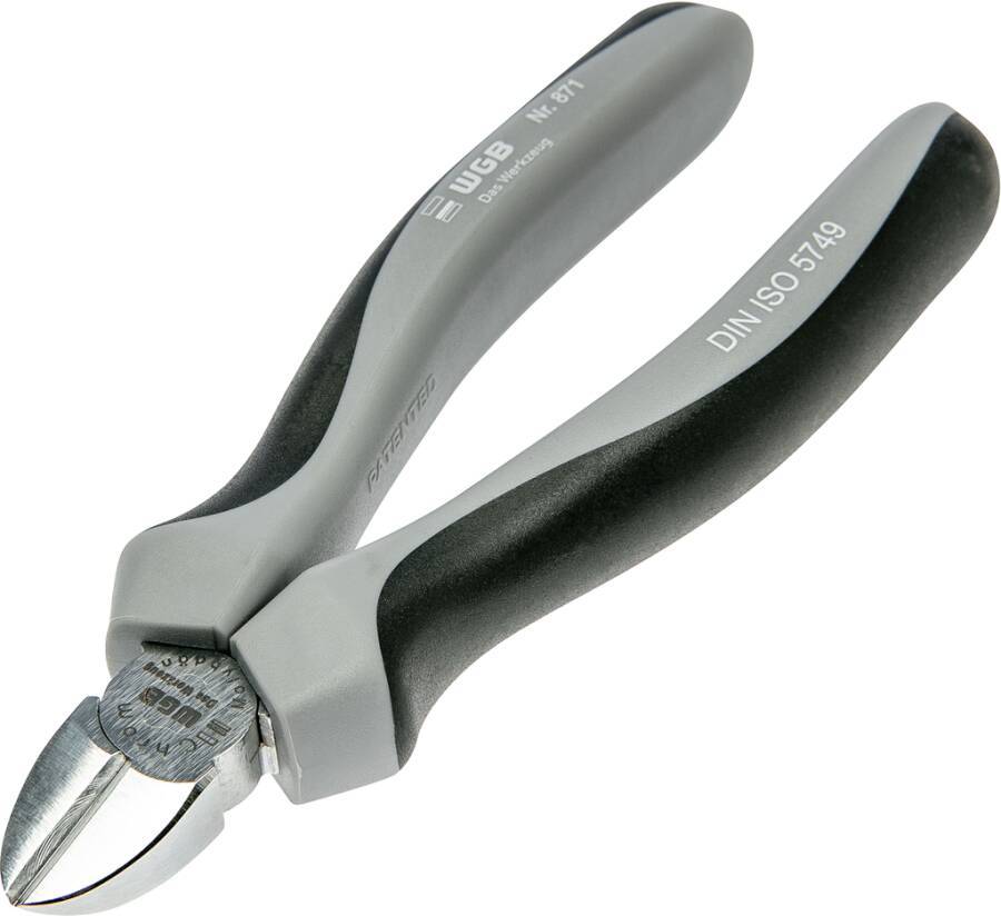 Seitenschneider plus6 2-K-Griff 44154145 Länge 145 mm Schneidbereich (Stahldraht-Ø mittelhart / hart / Piano) 2,8 / 2,0
