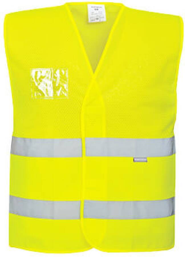 Warnschutzweste MeshAir C494 Klasse 1 C494YERL/XL Größe 02 Farbe warngelb