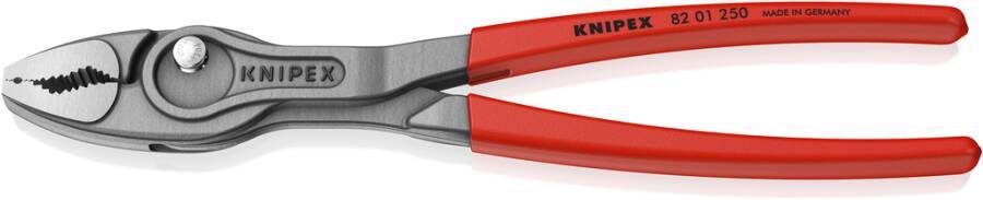 Front- und Seitengreifzange TwinGrip® 82 01 250 Ausführung für flache Werkstücke bis 10mm Länge 250 mm Arbeitsbereich 5-