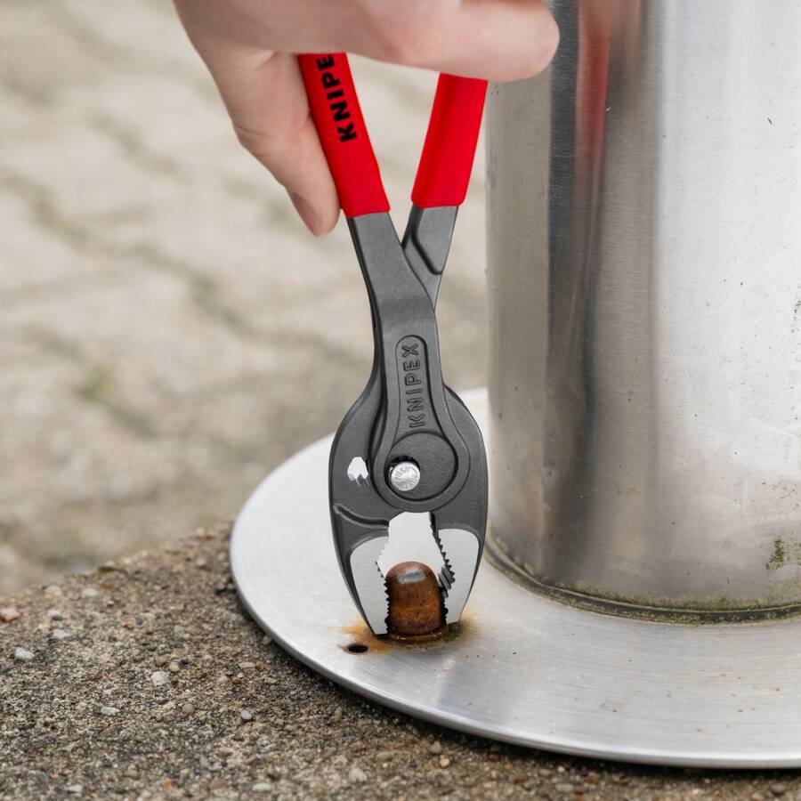 Front- und Seitengreifzange TwinGrip® 82 01 150 Ausführung für flache Werkstücke bis 6mm Länge 150 mm Arbeitsbereich 3-1