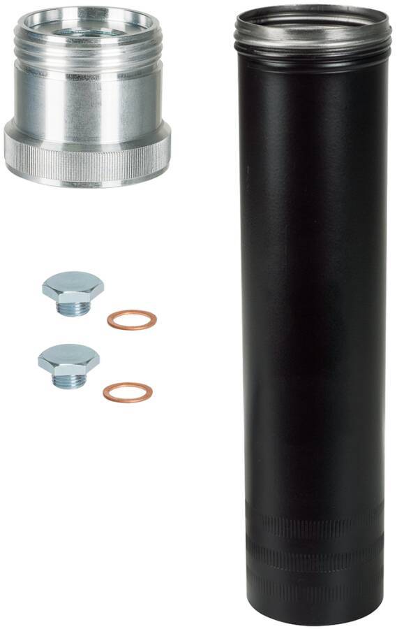 Zubehör zur Akku-Fettpresse 8264405 passend für 400 gr Schraubkartusche Lieferumfang Adapter, 2 Blindschrauben mit O-Ri
